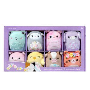 Squishmallows 5-inch Plush 8-pack Assorted Spring Critters Collection (NIB)